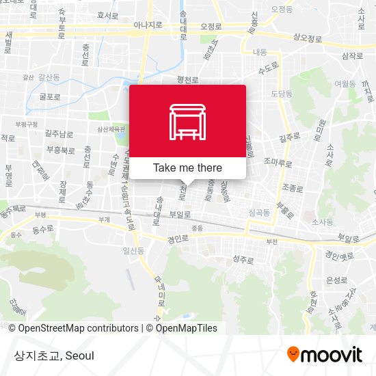 상지초교 map