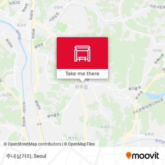주내삼거리 map