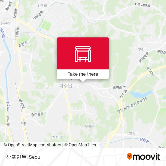 삼포만두 map