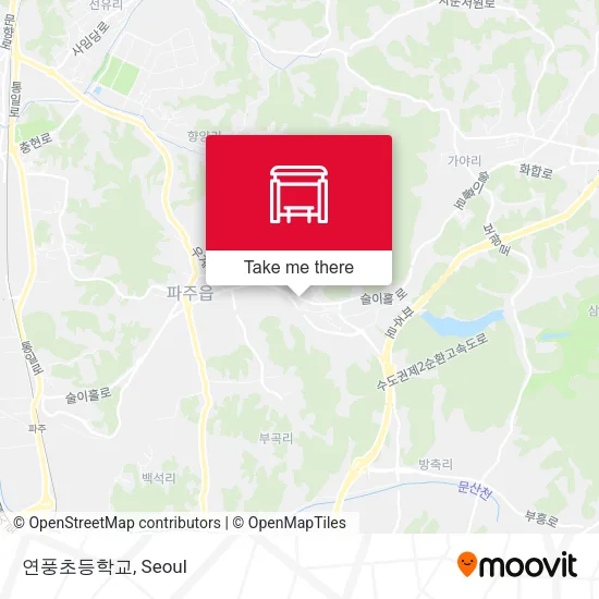 연풍초등학교 map