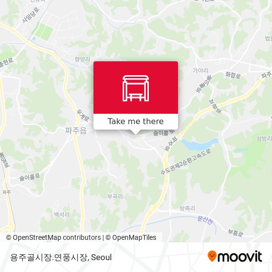 용주골시장.연풍시장 map