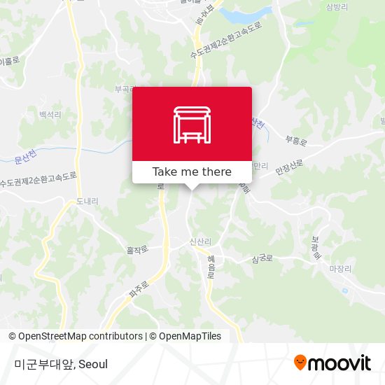 미군부대앞 map