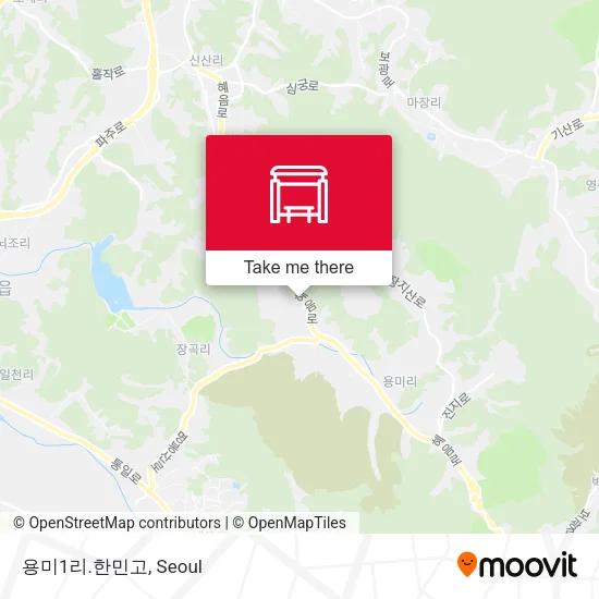 용미1리.한민고 map