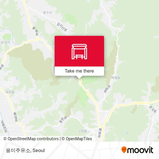 용미주유소 map