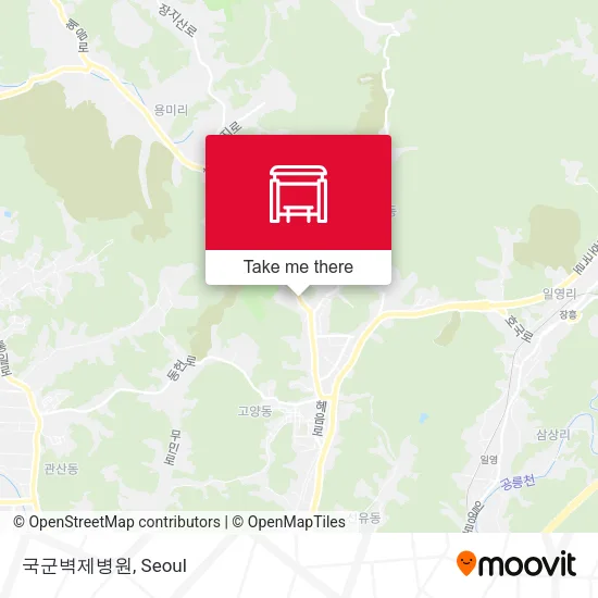 국군벽제병원 map