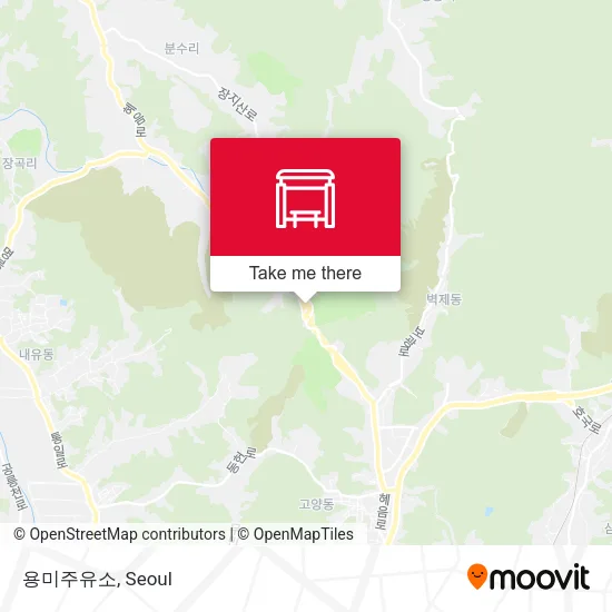 용미주유소 map