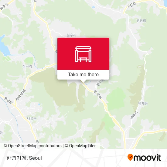 한영기계 map