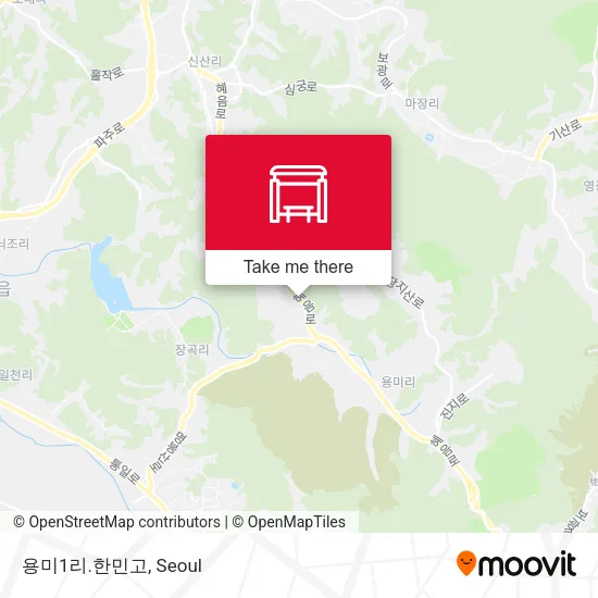 용미1리.한민고 map