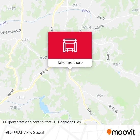 광탄면사무소 map