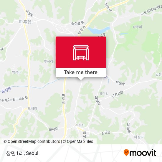 창만1리 map