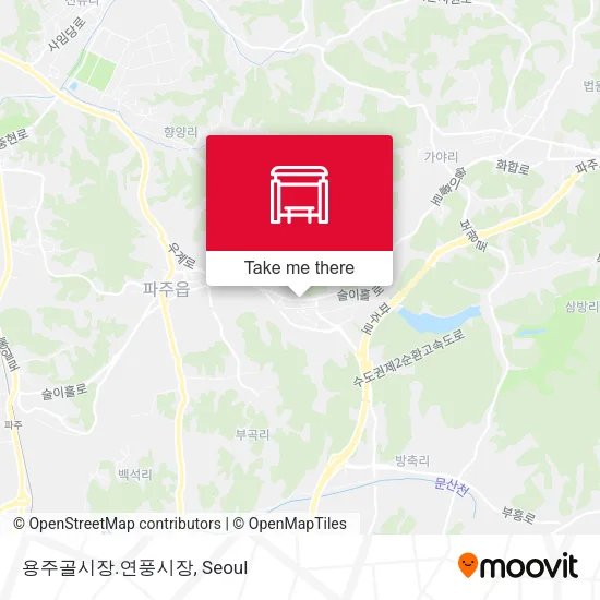 용주골시장.연풍시장 map