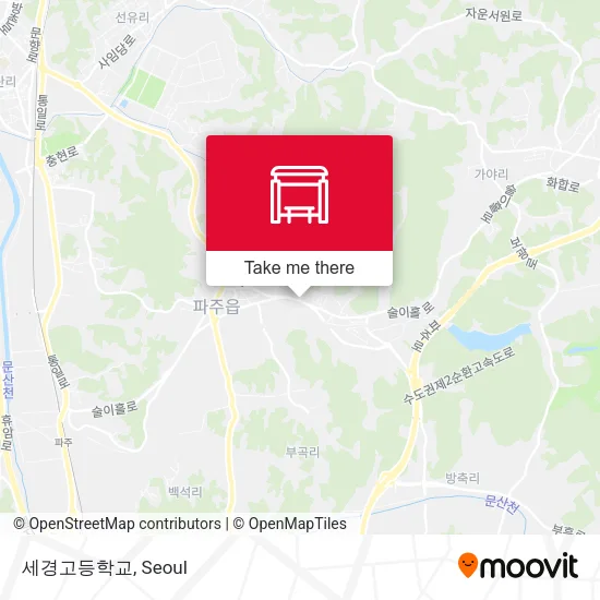세경고등학교 map