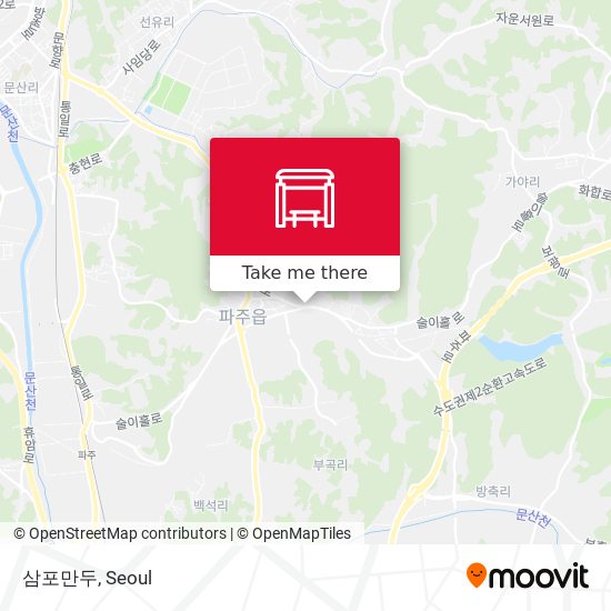 삼포만두 map