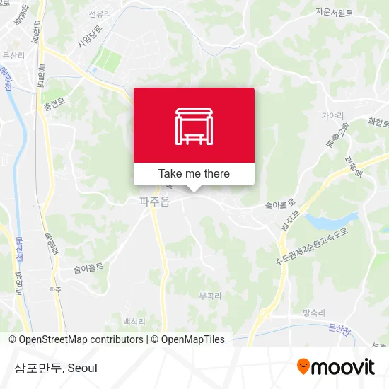 삼포만두 map