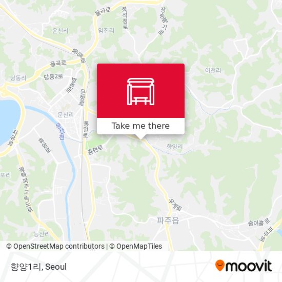 향양1리 map