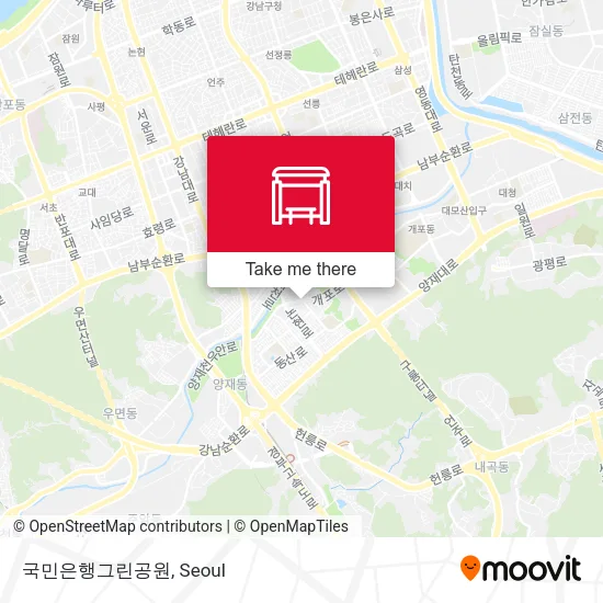 국민은행그린공원 map