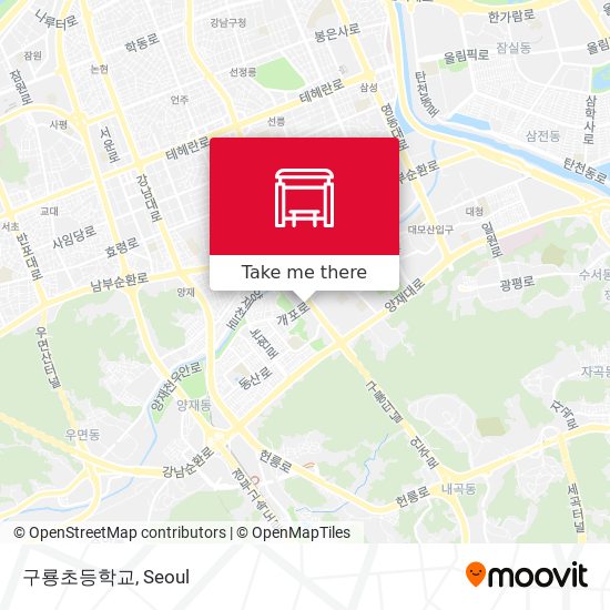 구룡초등학교 map