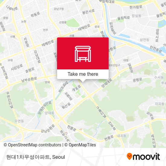현대1차우성아파트 map