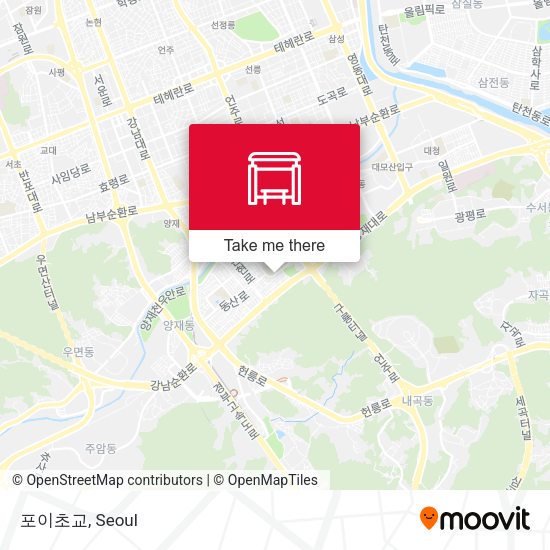 포이초교 map