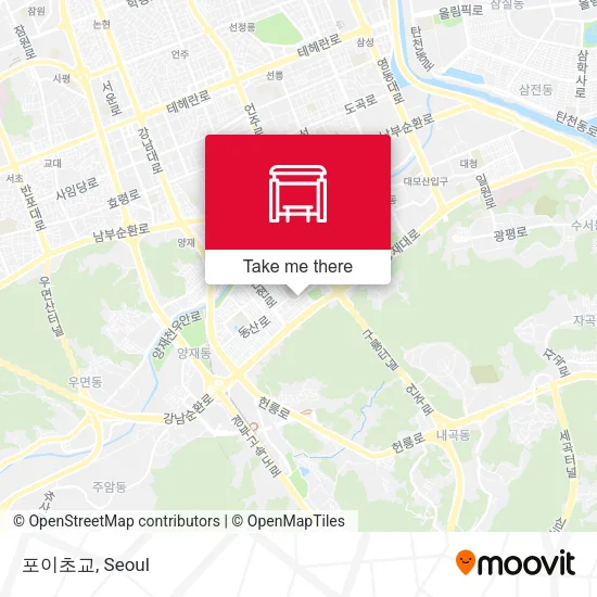 포이초교 map