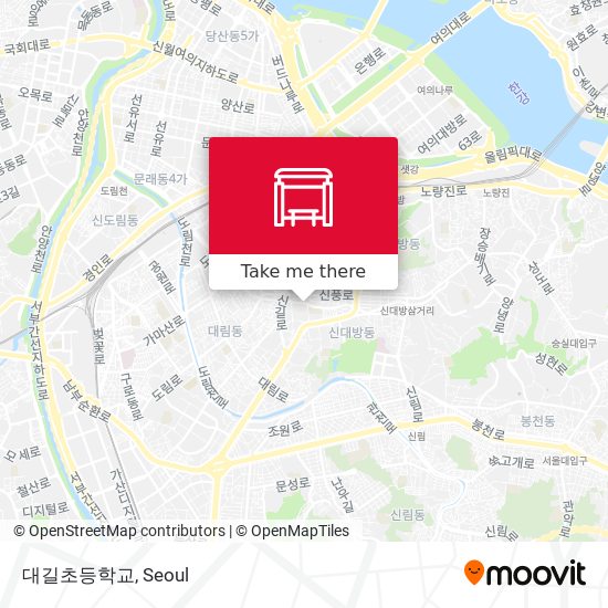 대길초등학교 map