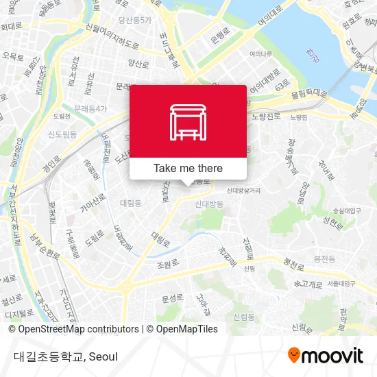 대길초등학교 map