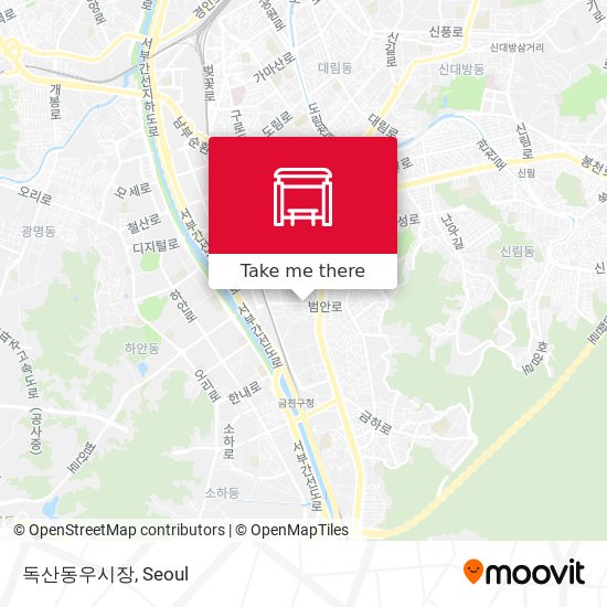 독산동우시장 map