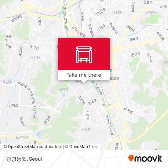 광명농협 map