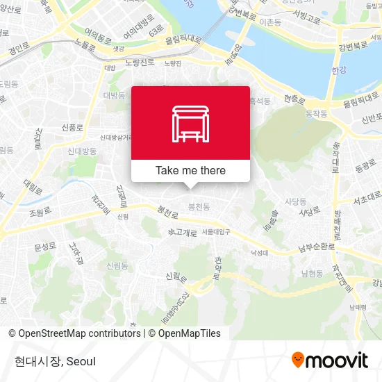 현대시장 map