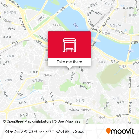 상도2동아이파크.포스코더샵아파트 map