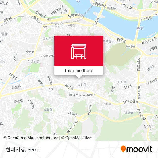 현대시장 map