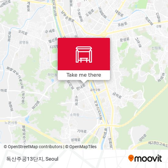 독산주공13단지 map