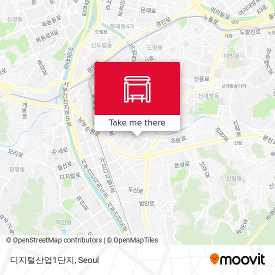 디지털산업1단지 map