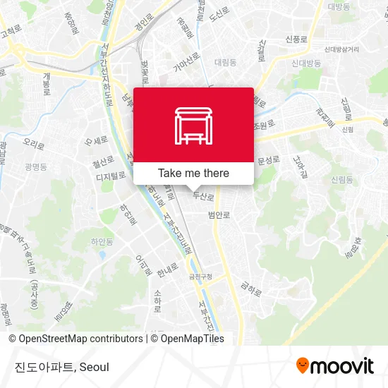 진도아파트 map