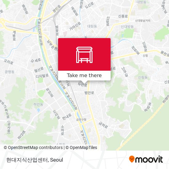 현대지식산업센터 map