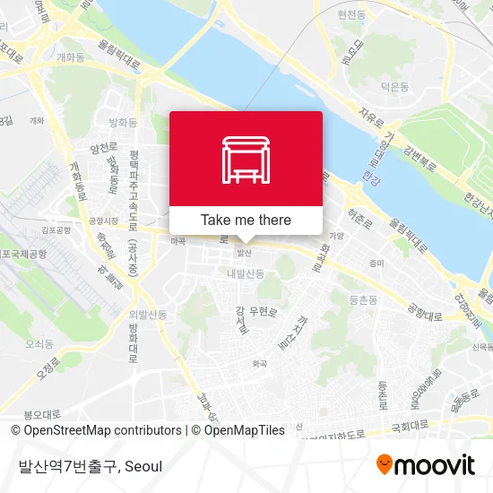 발산역7번출구 map