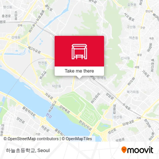 하늘초등학교 map