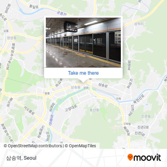 삼송역 map