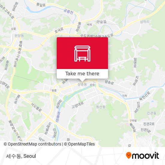 세수동 map