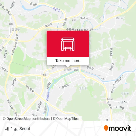 세수동 map