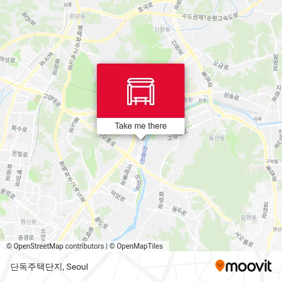 단독주택단지 map
