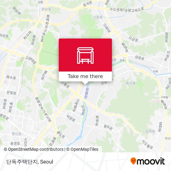 단독주택단지 map