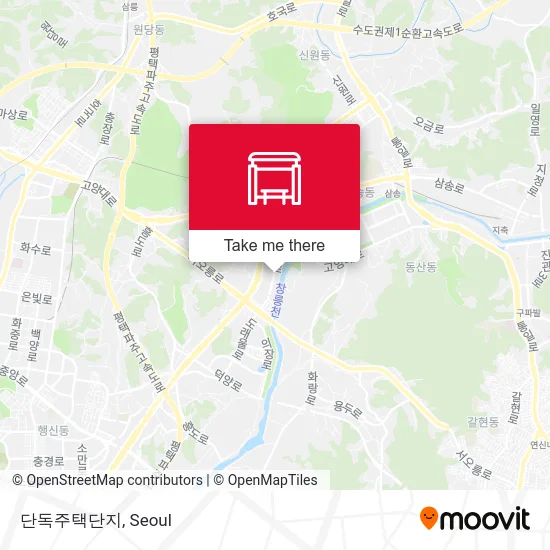 단독주택단지 map