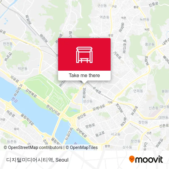 디지털미디어시티역 map