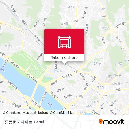 중동현대아파트 map