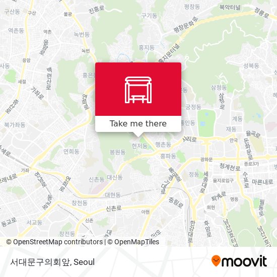 서대문구의회앞 map