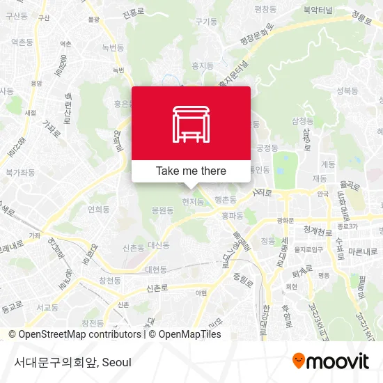 서대문구의회앞 map