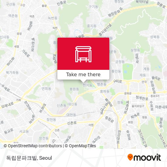 독립문파크빌 map