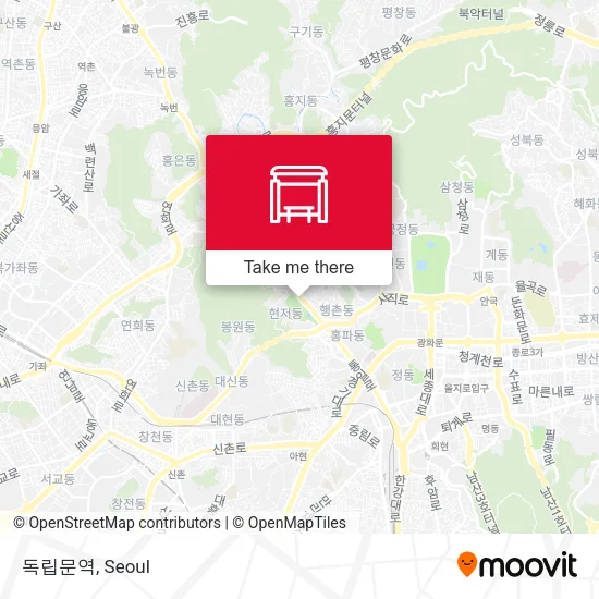 독립문역 map