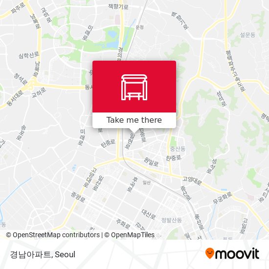 경남아파트 map